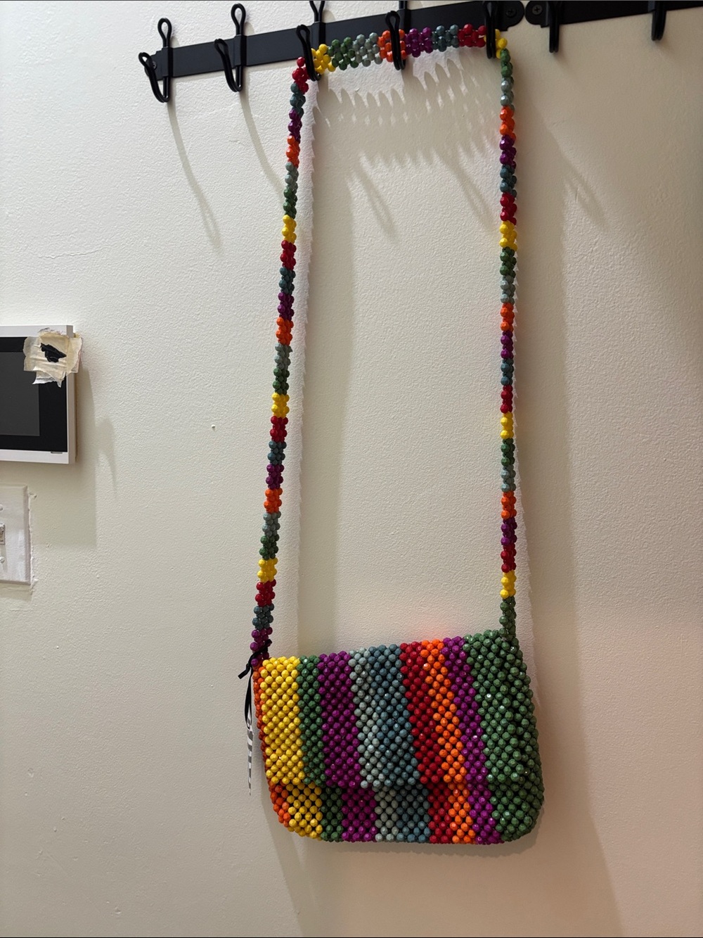 Cynthia Rowley Multicolor Beaded Crossbody Bag